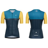 Jersey Ciclismo M/C Mujer GW Pro Entrance Azul Amarillo